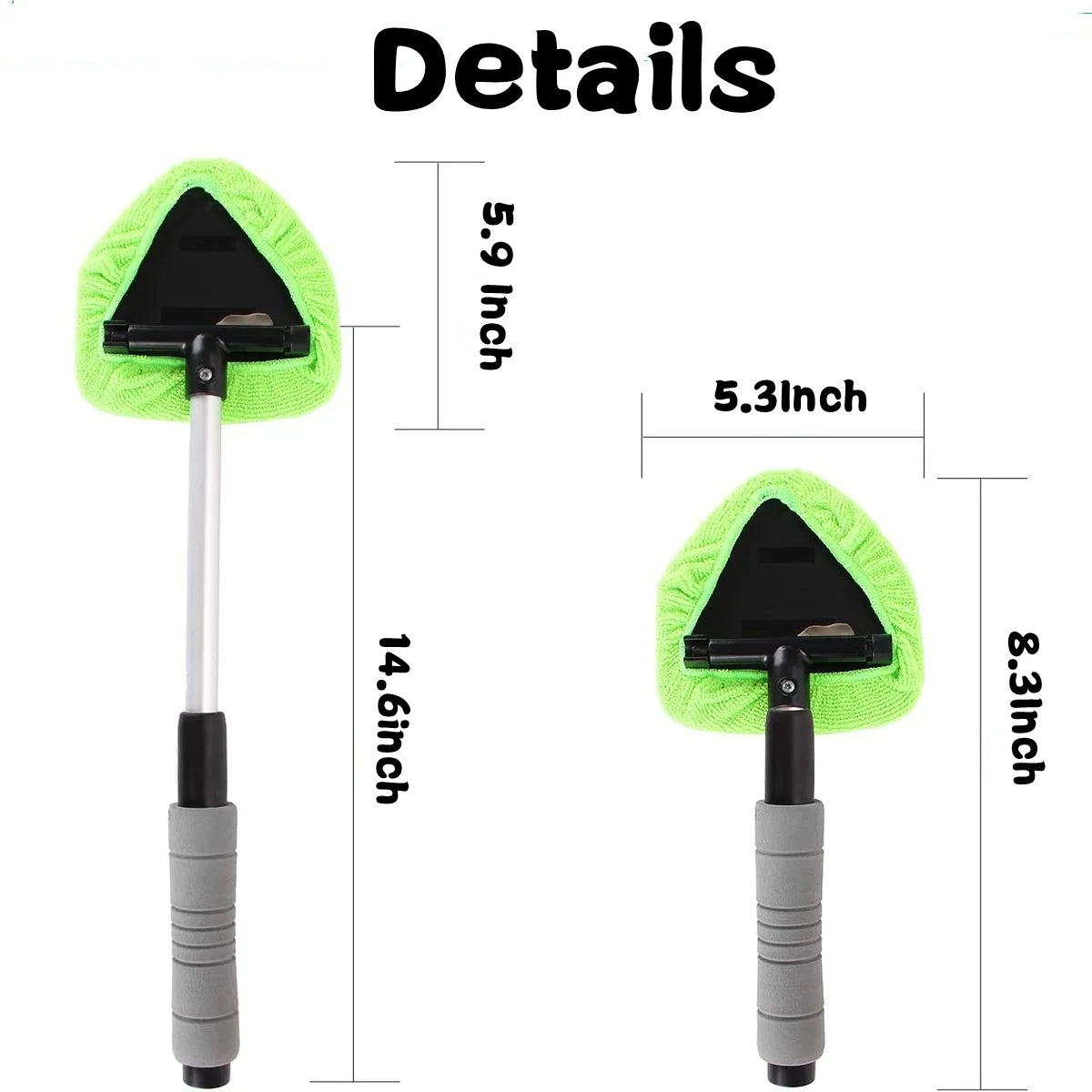 Rotating Microfiber Window Cleaner
